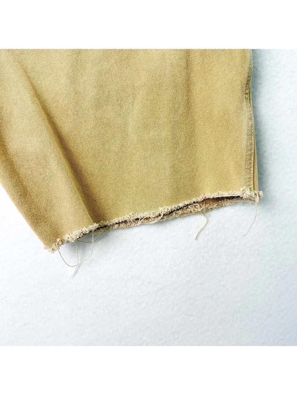 Butter‎ Goods Baggy Denim Shorts Skatewear Carpenter Raw Hem Tan Mens 38